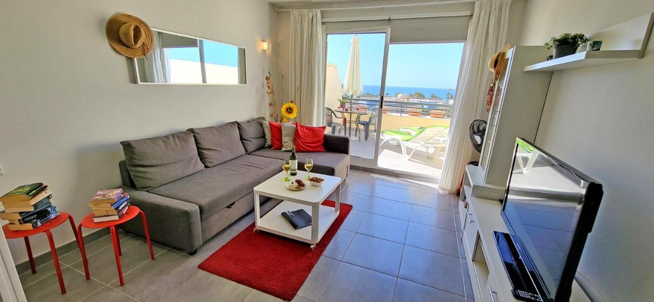 Ferienwohnung BUENA VISTA - Morro Jable - Meerblick - Pool Exterior foto